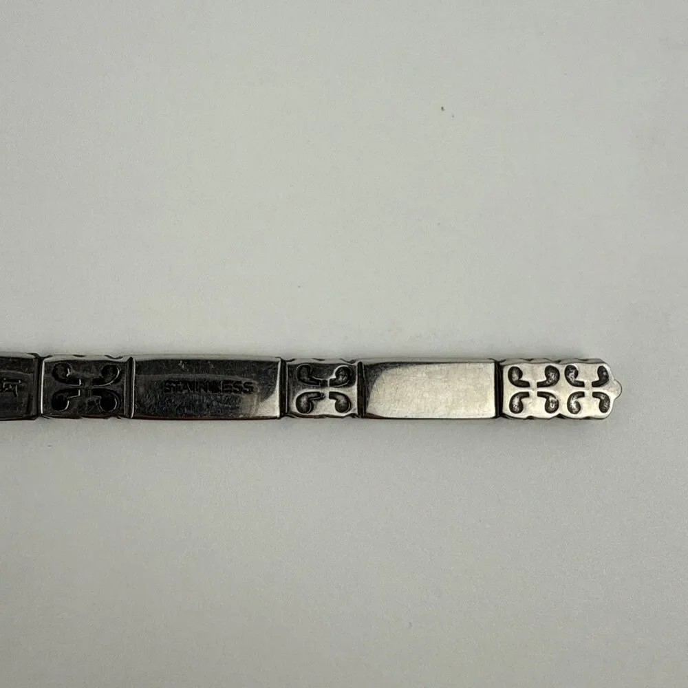 Lot 3 Oneida Community MADRID NO BLACK ACCENT SALAD FORKS Stainless 6 7/8